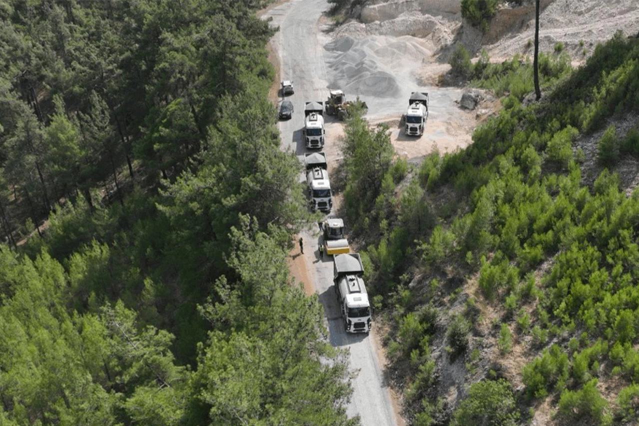 Balıkesir’de Delice Yolu baştan sona yenilendi Balıkesir’de Delice Yolu baştan sona yenilendi