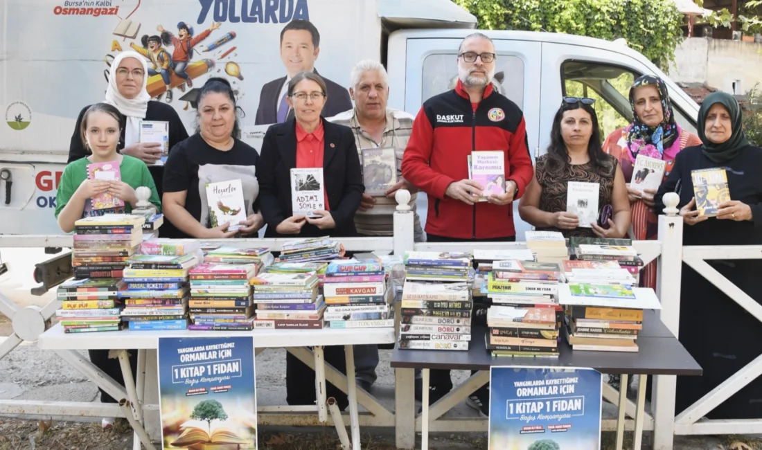 Bursa Osmangazi’de kitaplar fidana dönüşüyor  Bursa...