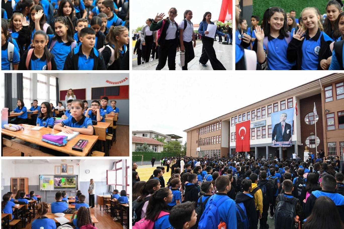 İlk ders ‘yeşil vatan’ temasıyla başladı