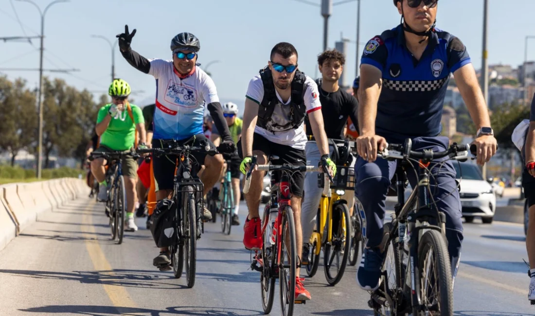 İzmir’de sağlıklı yaşama ve temiz çevreye pedalladılar  İzmirli...