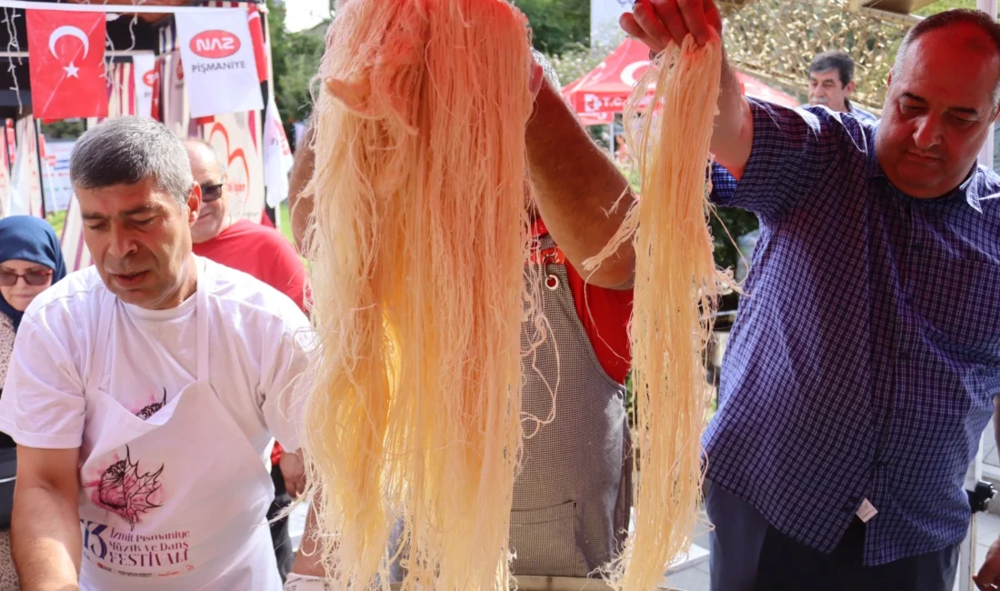 İzmit’te Pişmaniye Festivali 3’üncü gününde coşkuyla sürüyor  İzmit’te...