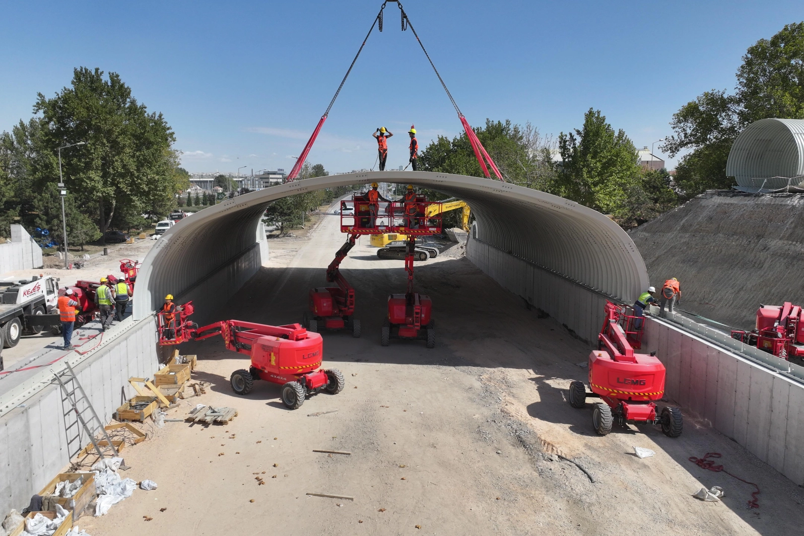Konya’daki bu teknik Türkiye’de ilk kez deneniyor… İnşaatı süren köprülü kavşak trafiği rahatlatacak