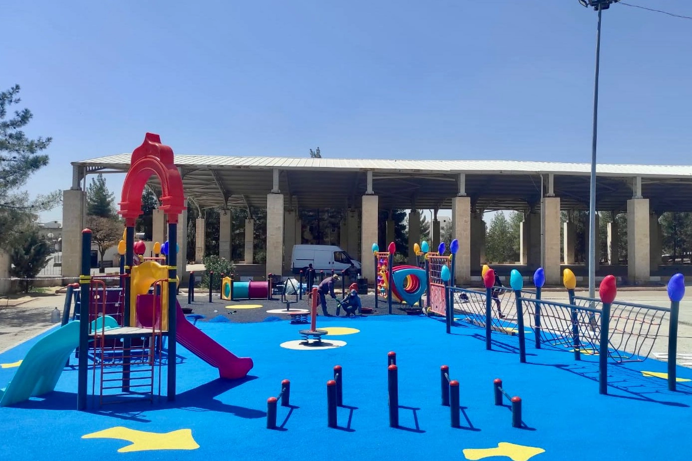 Mardin Midyat’ta yerel yönetimden mahallelere modern parklar Mardin Midyat’ta yerel yönetimden mahallelere modern parklar