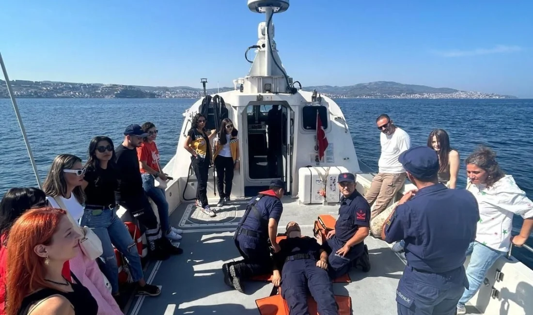 Mudanya sahili açıklarında tıbbi tahliye eğitimi  Bursa...