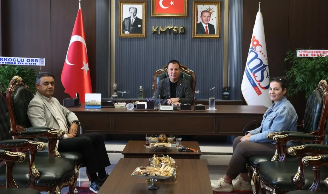 Başkan Çiçek’ten KMTSO Başkanı Buluntu’ya ziyaret  Kahramanmaraş...