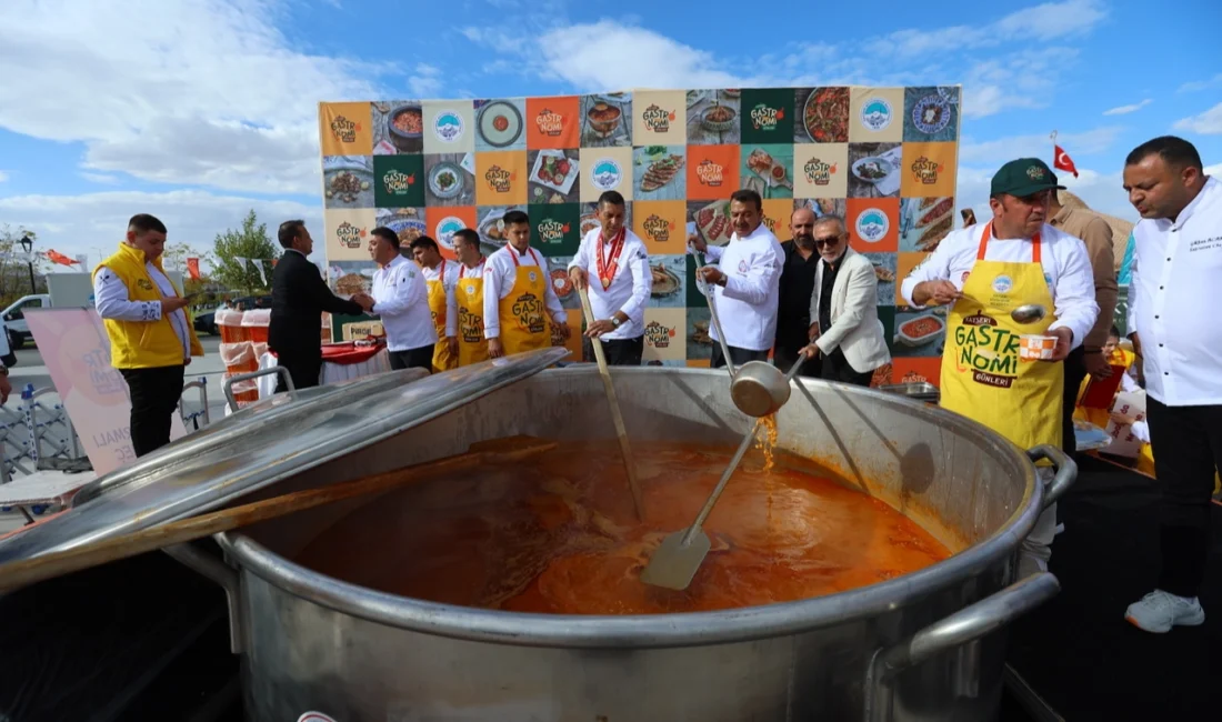 Kayseri’de gastronomi şöleni başladı  Kayseri...