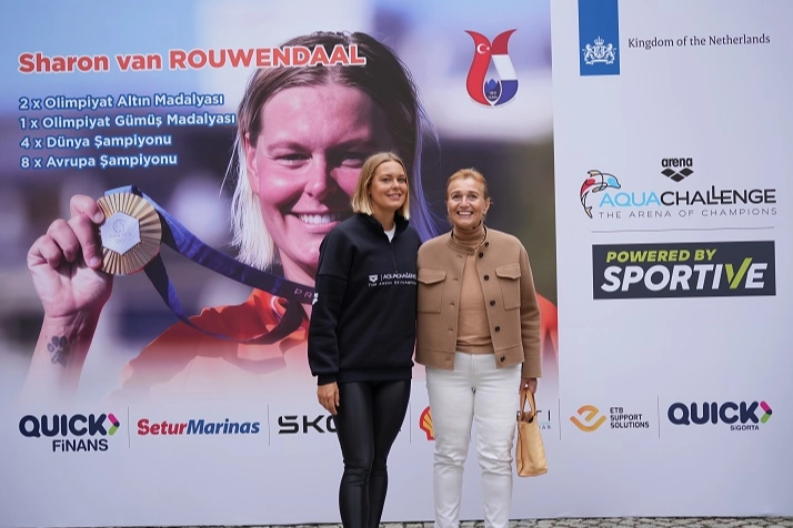 Olimpiyat şampiyonu Sharon van Rouwendaal Türkiye’de  Uluslararası...